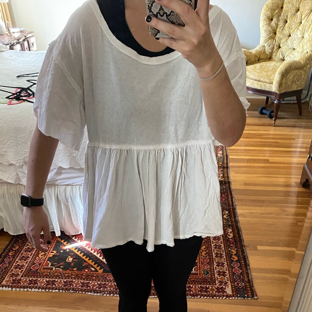 Free People Babydoll Tee